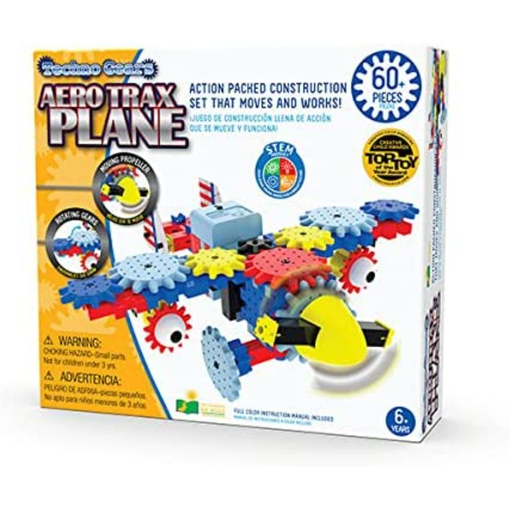 The Learning Journey Techno Gears Aero Trax Plane