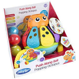 Playgro Baby Toy Push Along Ball Popping Octopus
