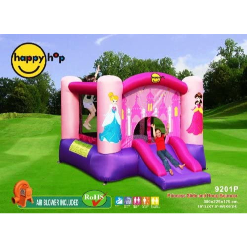 Happy Hop Princess Slide and Hoop Bouncer  Image#2