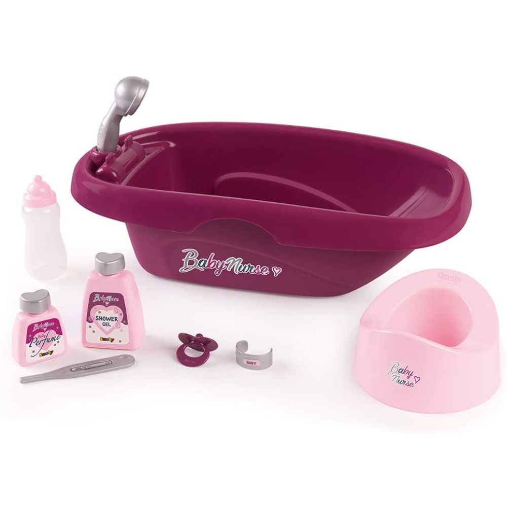 Smoby Baby Nurse Bath Set  and Accessories