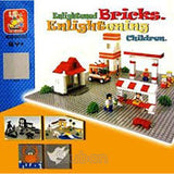 Sluban 40 x 40 x 1 cm Plate Basic Building Set (Grey)  Image#1