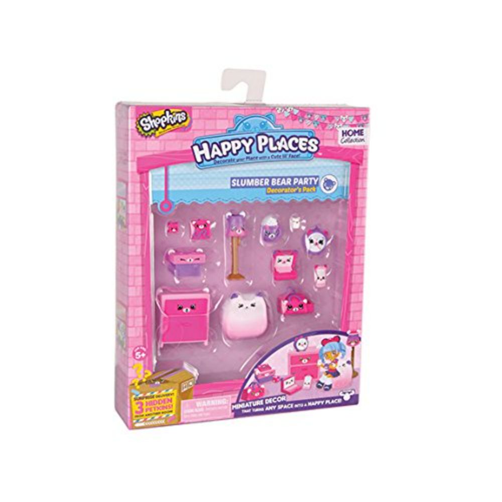 Happy Places Shopkins Slumber Bear Party Decorator Pack