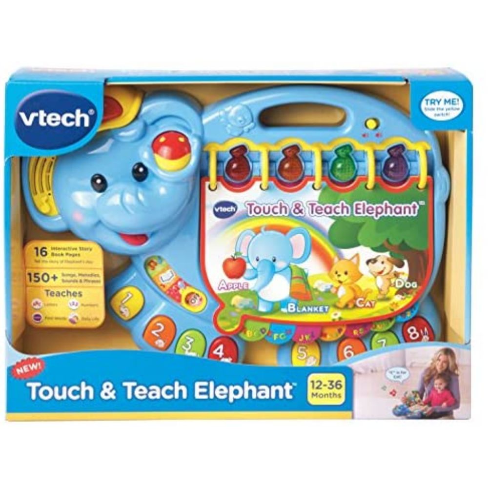 Vtech Touch and Elephant Learning Book