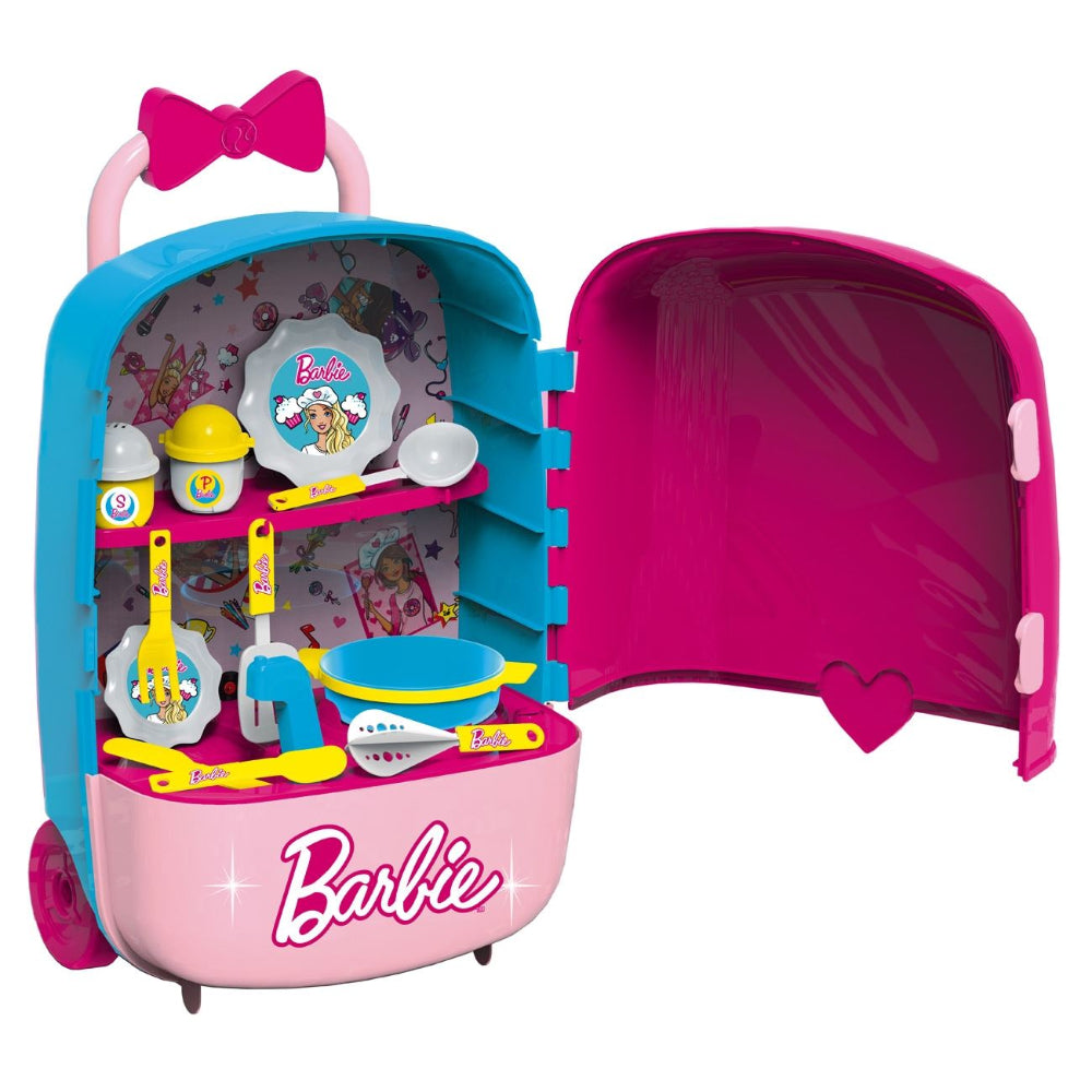 Barbie Mega Case Trolley Kitchen Set 2 In 1  Image#1