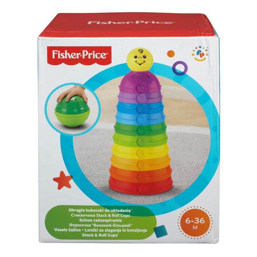 Fisher-Price Brilliant Basics Stack & Roll Cups Fisher-Price Brilliant Basics Stack & Roll Cups