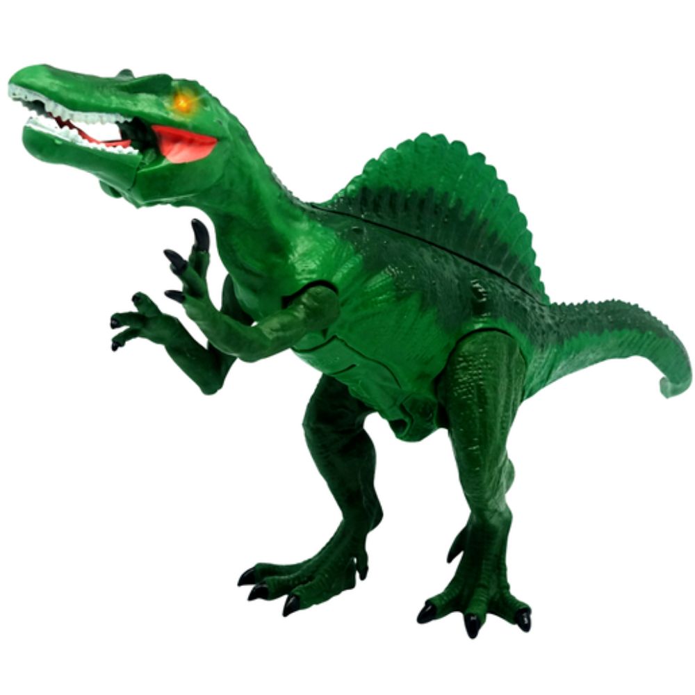 Mighty Megasaur 20cm Light and Sound Dinosaur - Neon green T-Rex