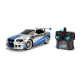 Dickie 1:24 Fast and Furious RC Nissan Skyline GTR Toy Car