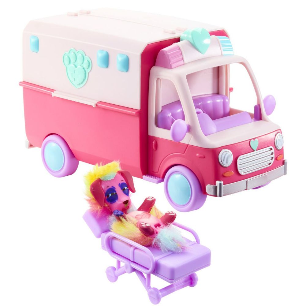 Little Live Pets Scruff Surprise Vet Rescue Ambulance Playset