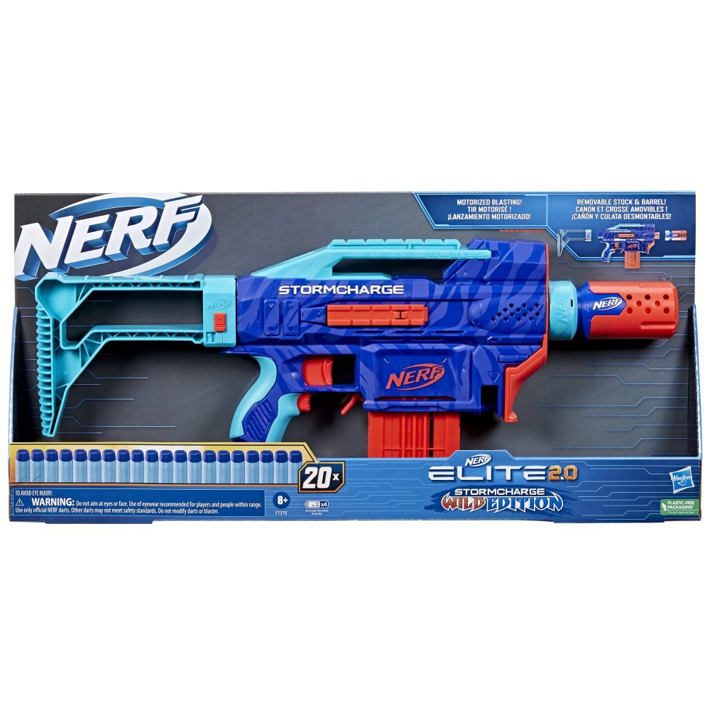 Nerf - Elite 2.0 Storm Charge Wild Edition Blaster Nerf - Elite 2.0 Storm Charge Wild Edition Blaster