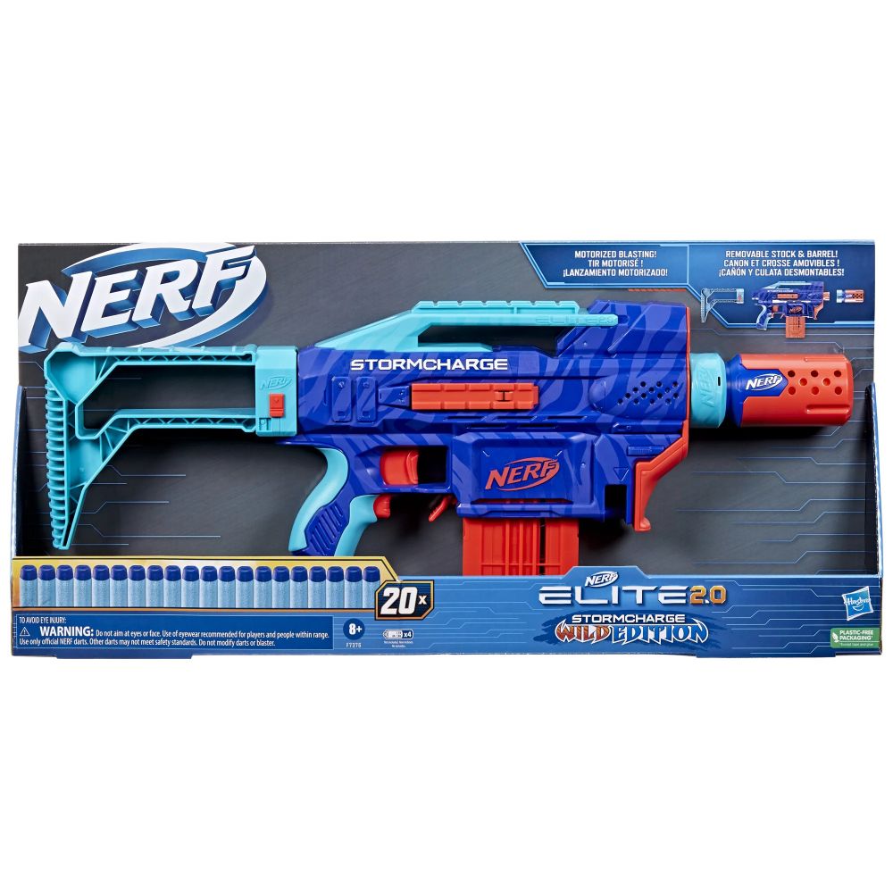 Nerf - Elite 2.0 Storm Charge Wild Edition Blaster