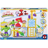Marvel - Spidey and His Amazing Friends Hulkâ€™s Smash Yard Playset