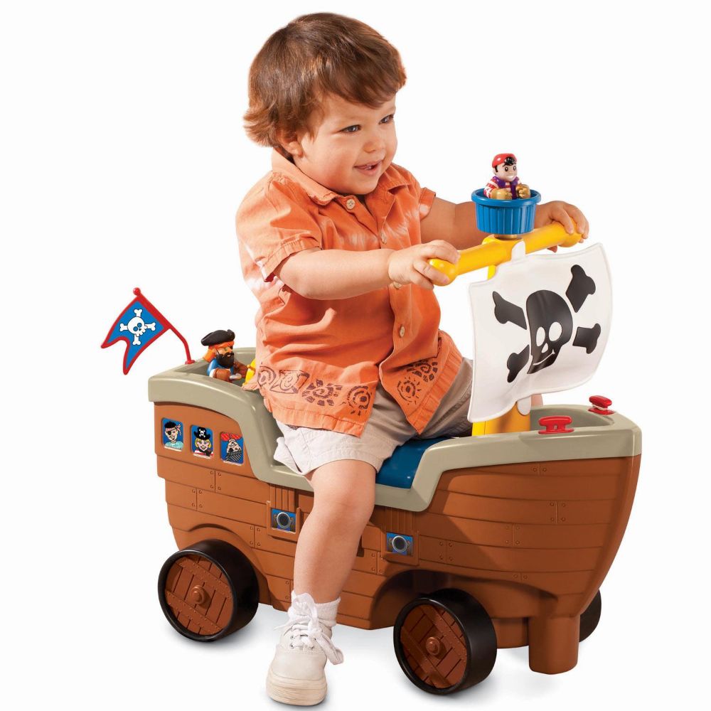 Little Tikes Play n' Scoot Pirate Ship  Image#1