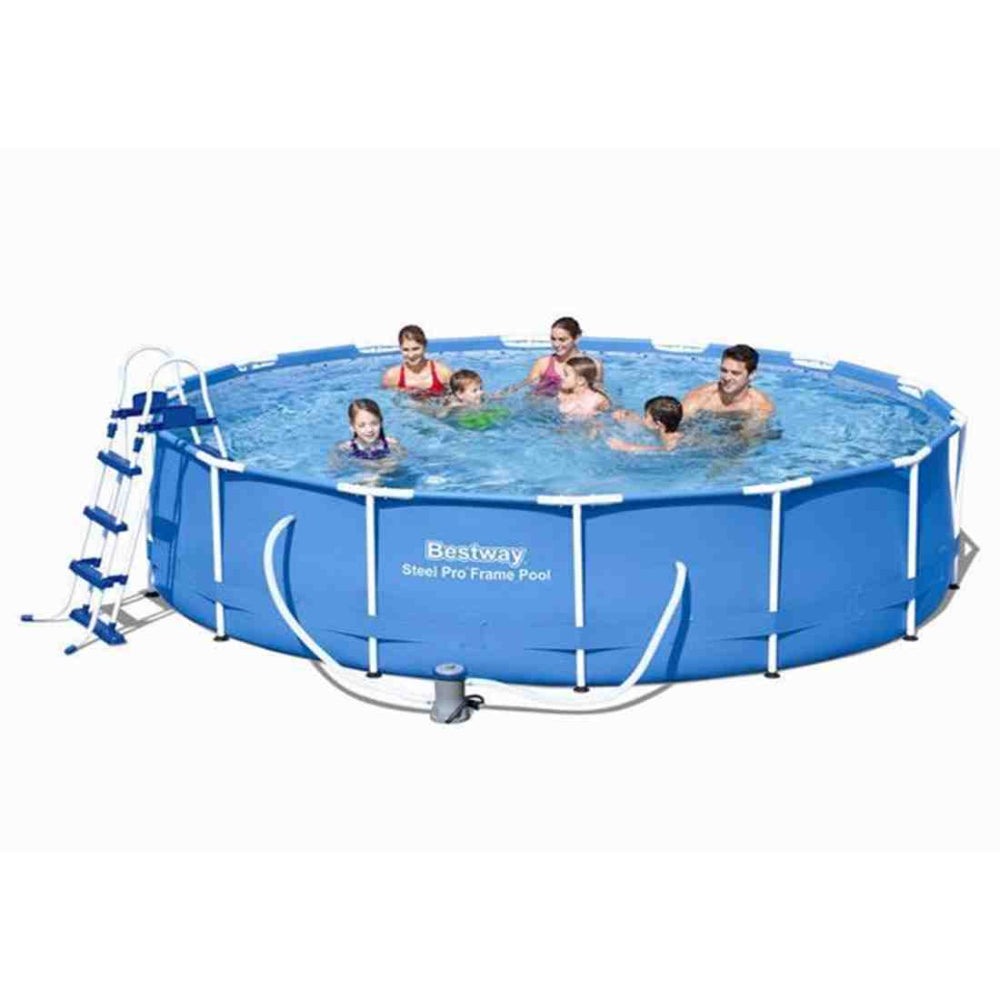 Bestway 14' x 39.5"/4.27m x 1.0m Steel Pro Frame Pool Set Toys4me