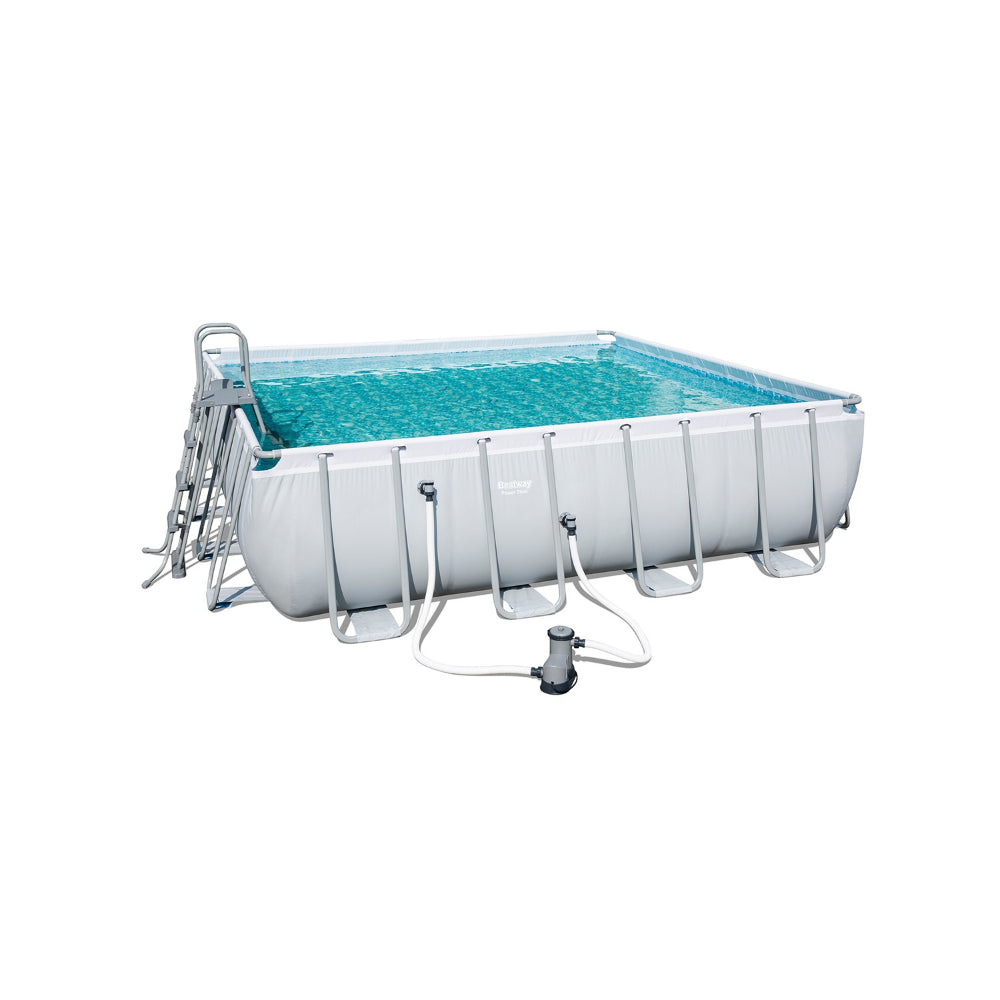 Bestway Power Steel 16' x 16' x 48"/4.88m x 4.88m x 1.22m Square Pool Set  Image#1