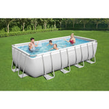 Bestway Power Steel™ 16' x 8' x 48"/4.88m x 2.44m x 1.22m Rectangular Pool Set