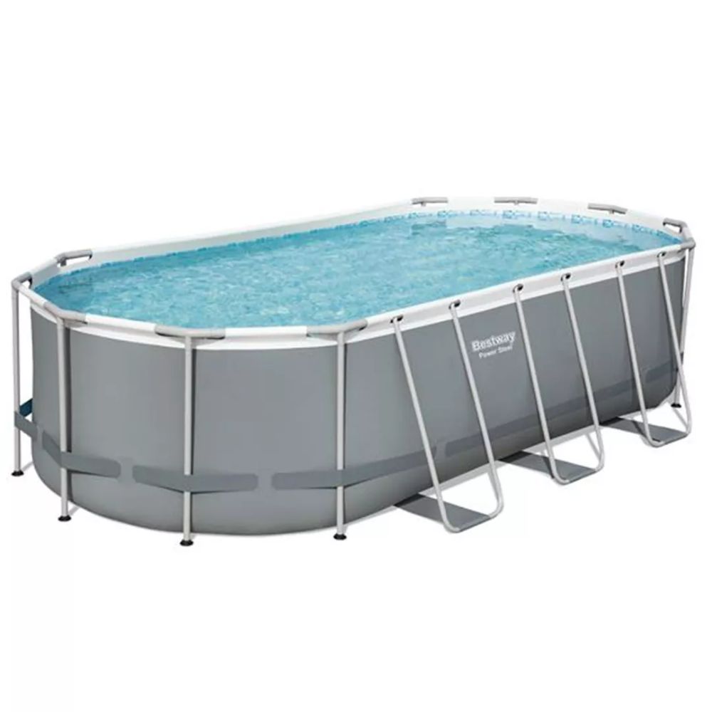 Bestway Oval Pool Set 3.05m x 2.00m x 84cm Bestway Oval Pool Set 3.05m x 2.00m x 84cm