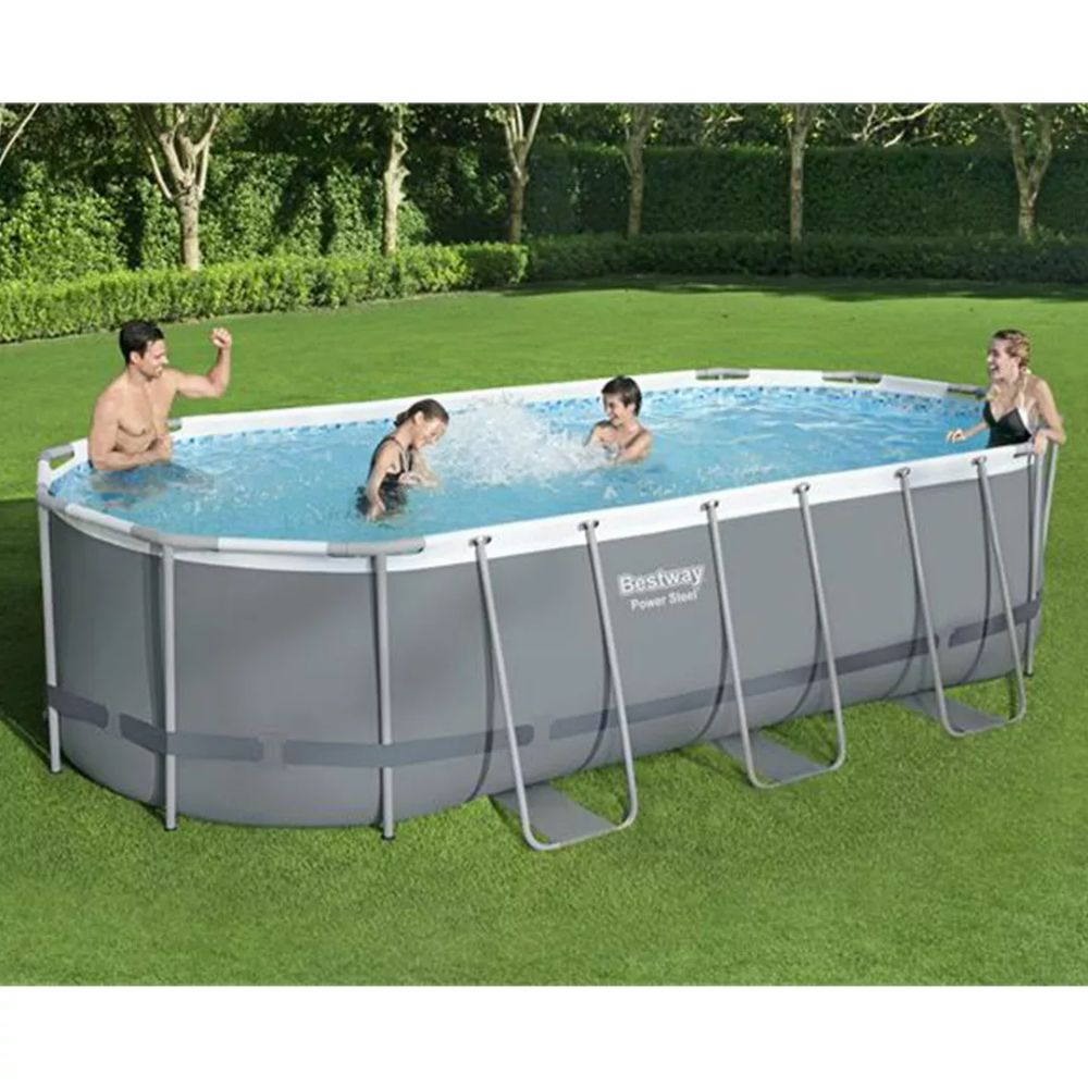 Bestway Oval Pool Set 3.05m x 2.00m x 84cm Bestway Oval Pool Set 3.05m x 2.00m x 84cm