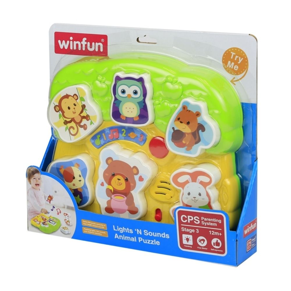 Winfun Lights 'N Sounds Animal Puzzle Winfun Lights 'N Sounds Animal Puzzle
