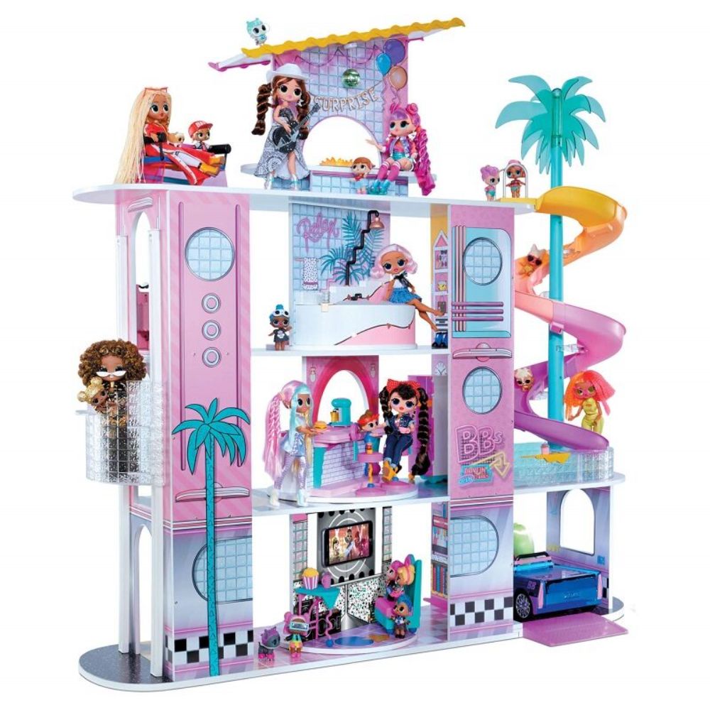 LOL Surprise OMG House – New Real Wood Doll House with 85+ Surprises