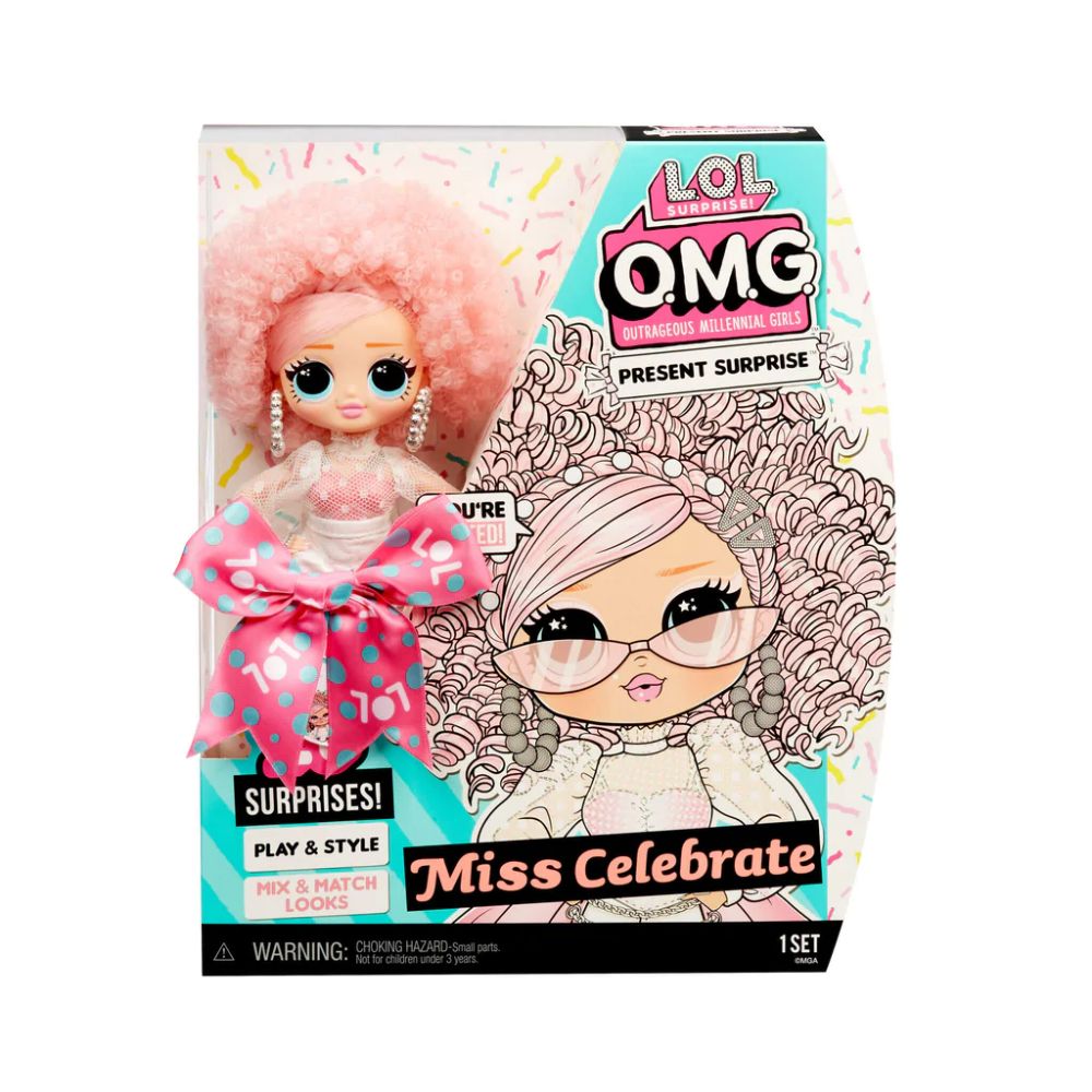 LOL Surprise OMG Present Surprise Series 2 Fashion Doll Miss Celebrate