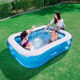 Bestway Inflatable 6'7"x20” , 8'7"x20” or 10' x22” Family Rectangular Pool