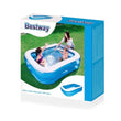 Bestway Inflatable 6'7"x20” , 8'7"x20” or 10' x22” Family Rectangular Pool
