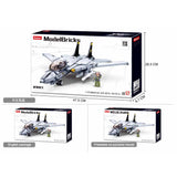 Sluban Model Bricks-F14 Fighter  Image#5
