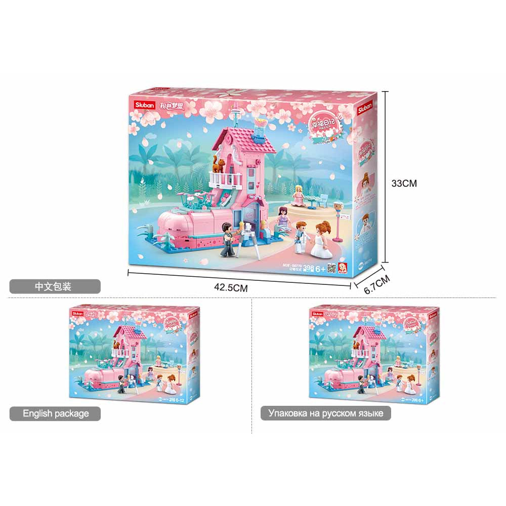 Sluban Girls Dreams-Wedding Room(398Pcs)  Image#5