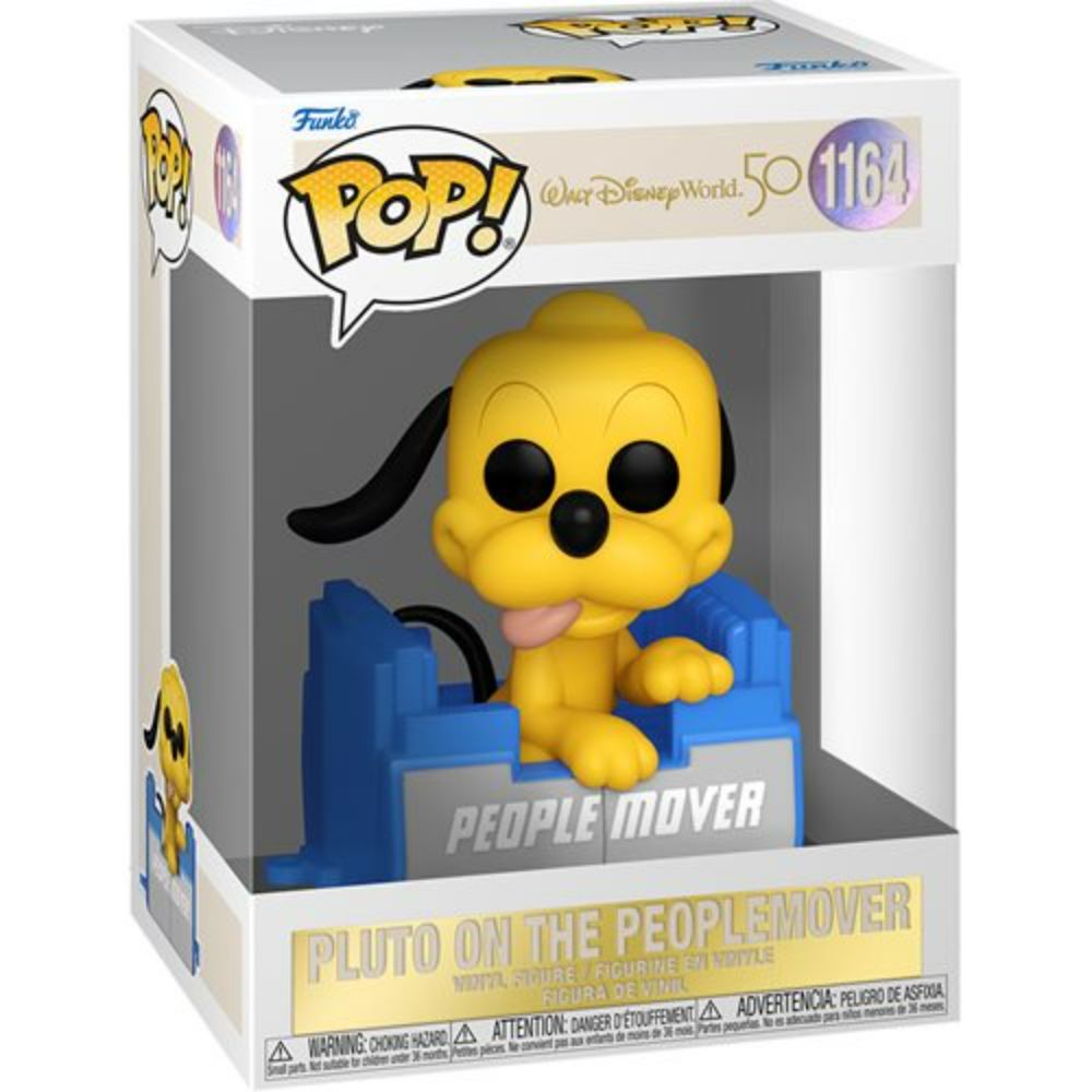 Funko Walt Disney World 50th Anniversary Pluto Peoplemover with Balloon