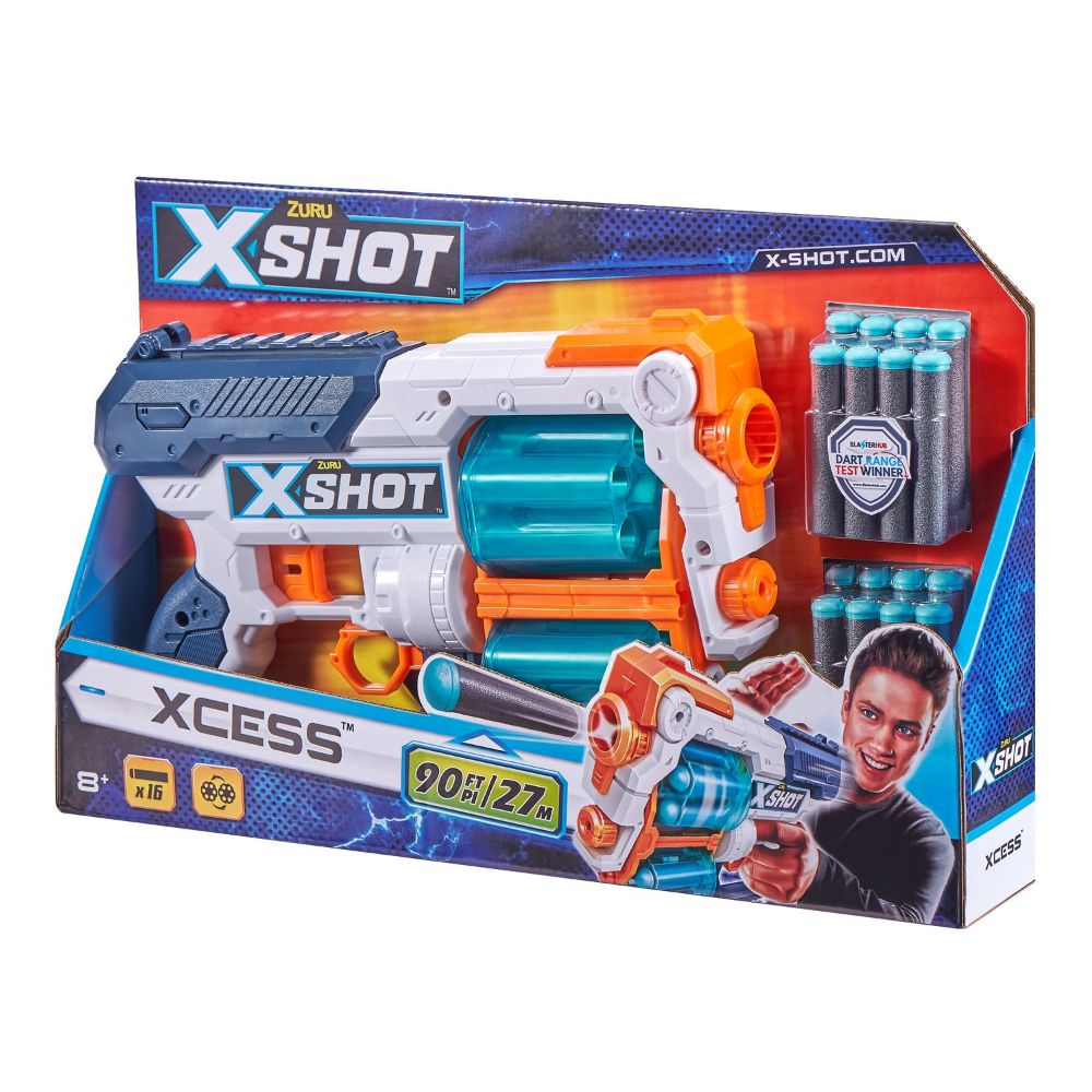 X-Shot - Xcess Foam Blaster (16 Darts) X-Shot - Xcess Foam Blaster (16 Darts)
