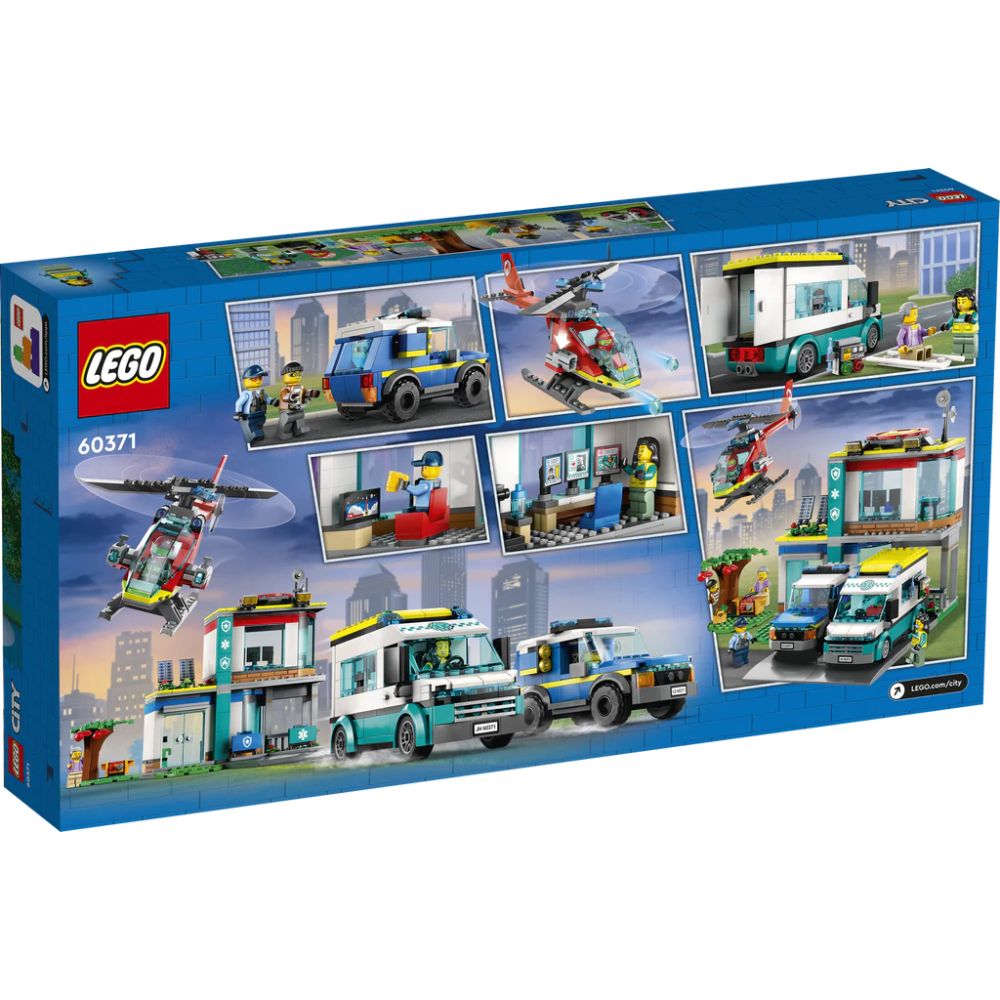 Lego City Emergemcy Vehicles HQ Toys4me