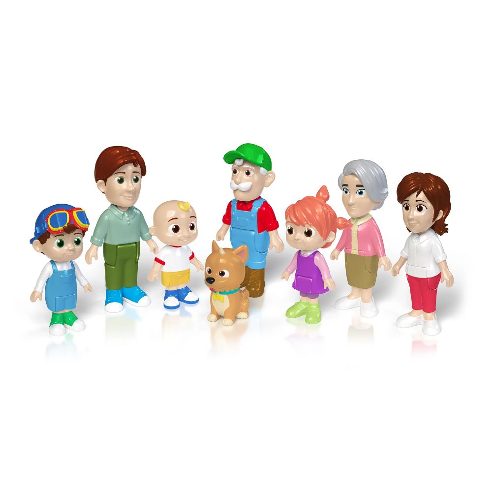 Cocomelon Set of 8 Family Figure Pack