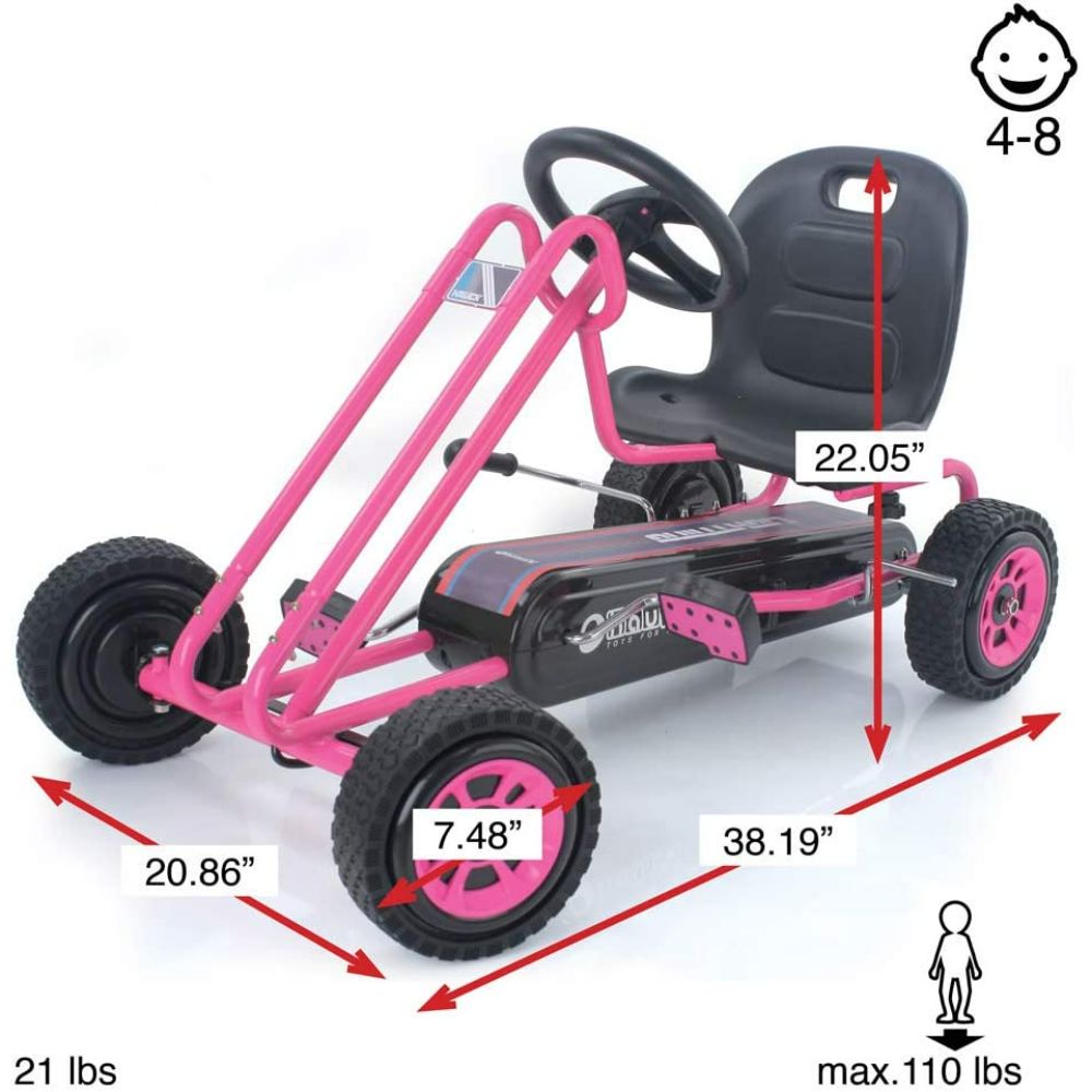 hauck go kart pink Hauck Pink Pedal Go Kart – Toys4me