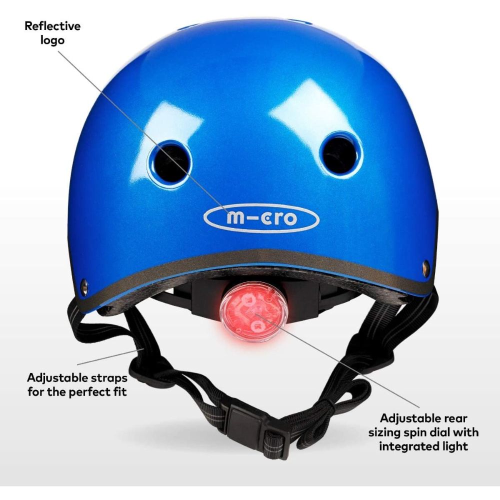 Micro PC Helmet Dark Blue Metallic
