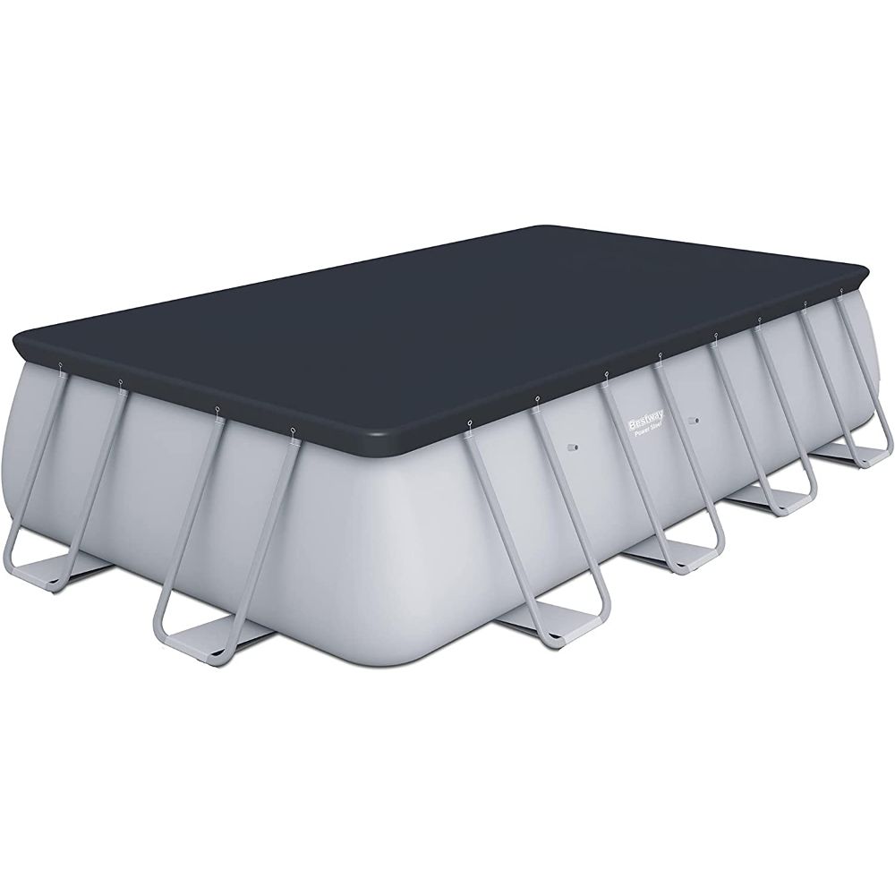 Bestway - Power Steel Rectangular Pool Set 4.88m x 2.44m x 1.22m Bestway - Power Steel Rectangular Pool Set 4.88m x 2.44m x 1.22m