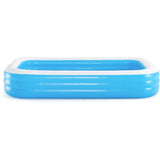 Bestway 10' x 6' x 22"/3.05m x 1.83m x 56cm Blue Rectangular Pool
