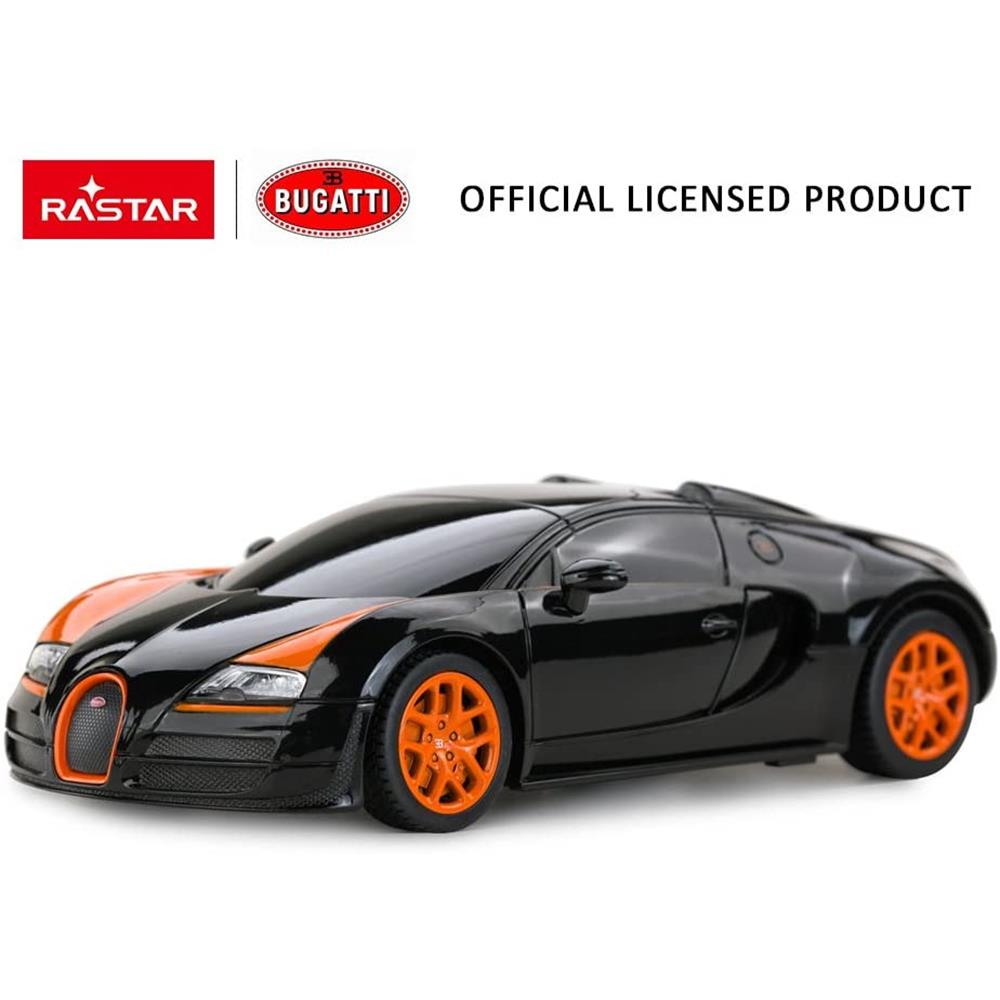 Rastar Bugatti RC Car, 1/24 Scale Bugatti Veyron 16.4 Grand Sport Vitesse Radio Remote Controlled Model Toy Car  Image#2