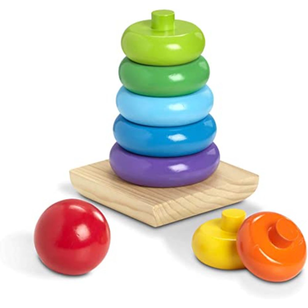 Melissa & Doug Wooden Jumbo Stacker Classic