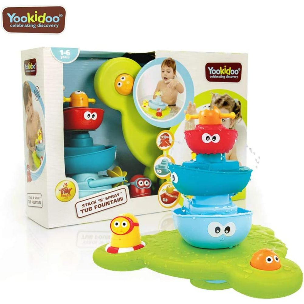 Yookidoo Stack N Spray Tub Fountain