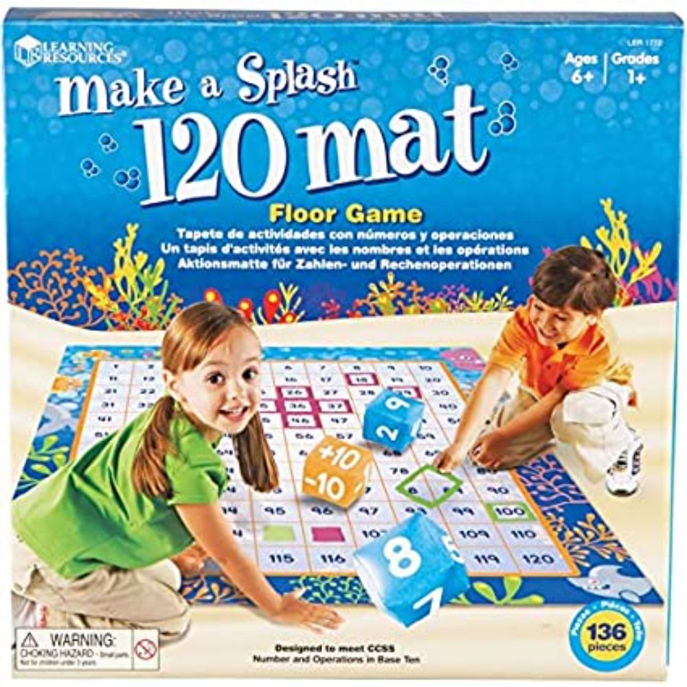 Learning Resources Make a Splash 120 Mat Floor Game – Toys4me