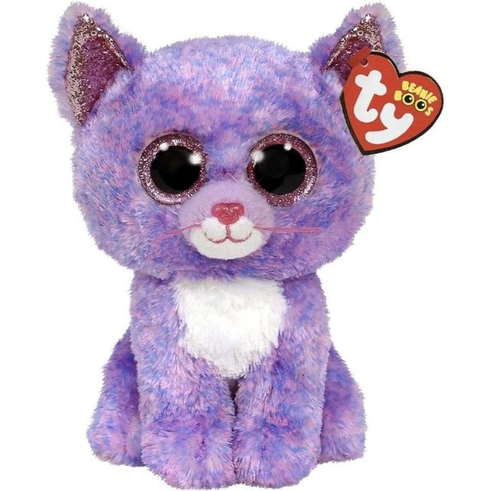 TY Beanie Boos Cat Cassidy Lavender 9 inch