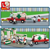 Sluban Town Emergency Center Building Block Toys for Kids 376 PCS  Image#2
