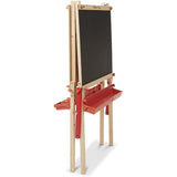 Melissa & Doug Deluxe Magnetic Standing Art Easel With Chalkboard