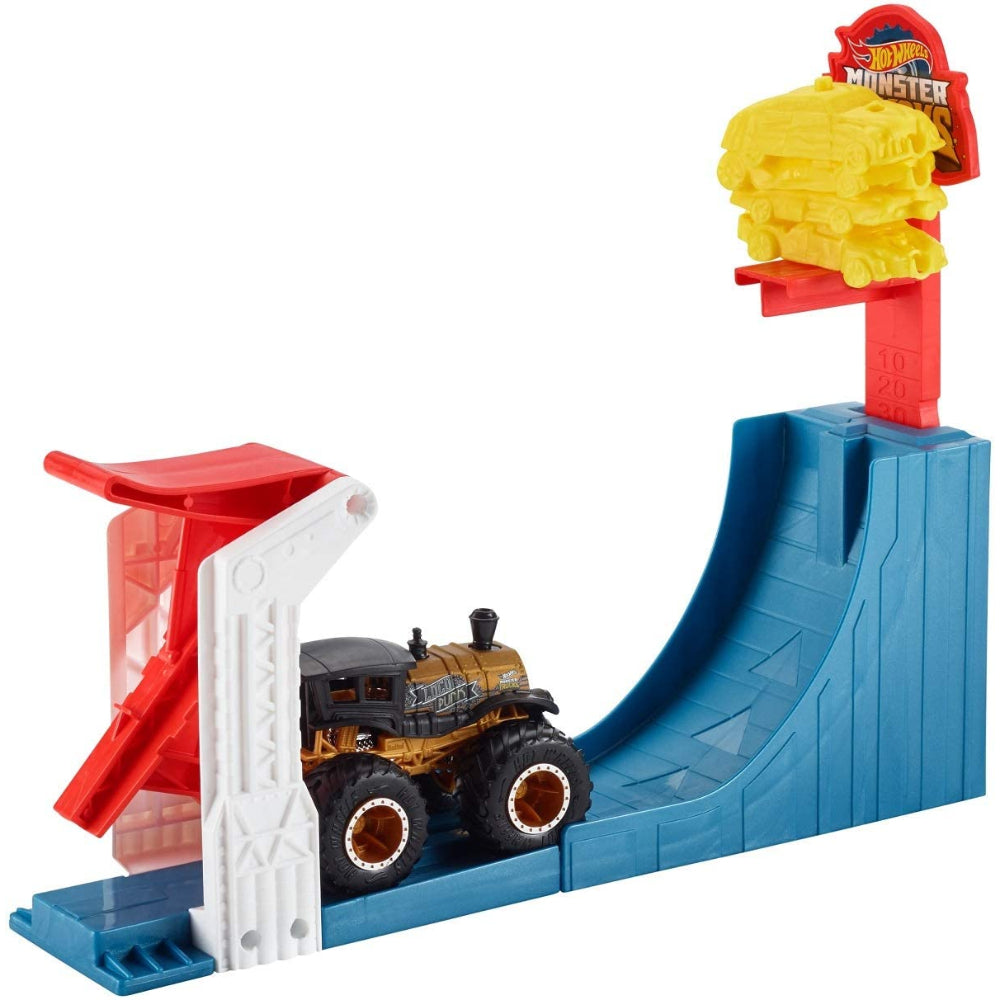 Hot Wheels  Monster Toy Truck Slam Launcher Play Set  Image#4