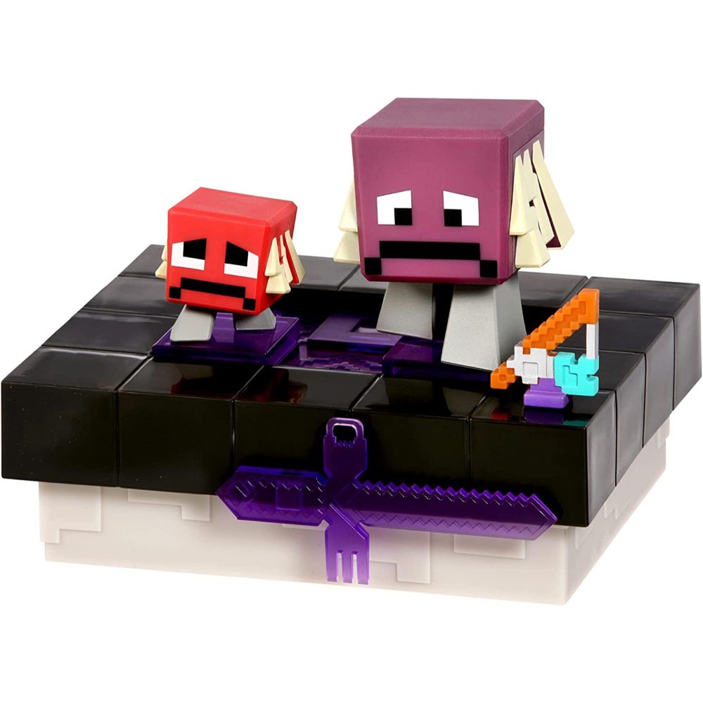 Treasure X - Minecraft Nether Portal Mine and Craft Character and Mini Mob