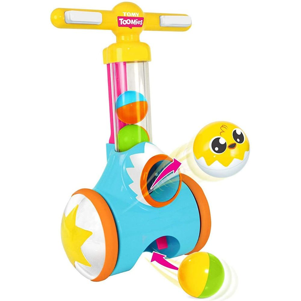 Tomy Toomies Pic & Pop Push Along