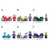 Sluban - Town Motorcyle Display Box 398 pcs