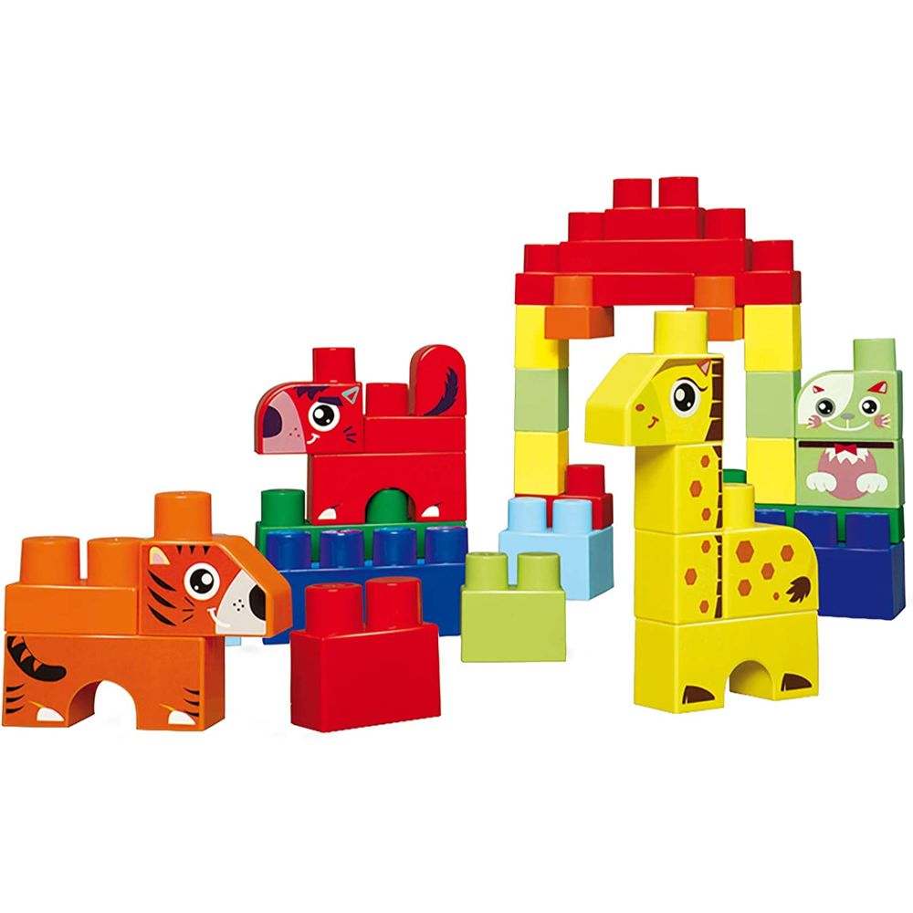 Ecoiffier - Les Maxi animals o the World Barrel 50pc