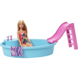 Barbie Pool With Doll Playset