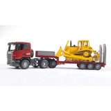 Bruder Scania R Series Low loader Truck with Cat Bulldozer